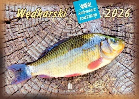 Kalendarz 2026 rodzinny Wędkarski - praca zbiorowa