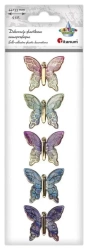Dekoracje samoprzylepne 3D Motyle 5szt - Titanum