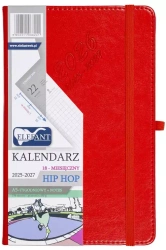 Kalendarz 2025/2027 A5 18M + notes Hip Hop czerw - praca zbiorowa