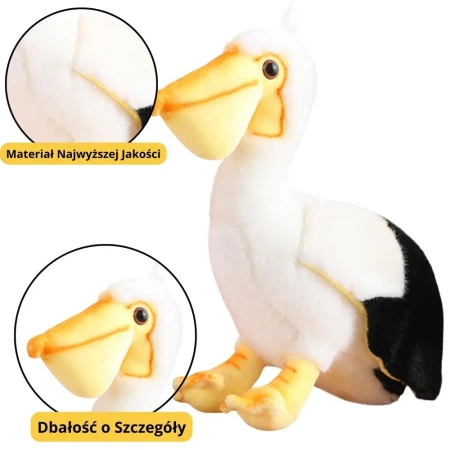 Maskotka Pelikan 24cm - Leantoys