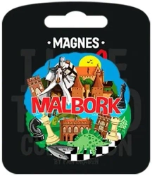 Magnes I love Poland Malbork ILP-MAG-C-MAL-01 - Pan Dragon