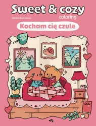 Kocham cię czule. Sweet & cozy coloring - Céleste illustration