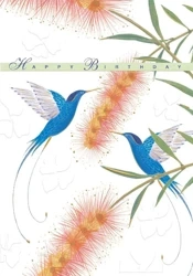 Karnet B6 + koperta MO8135X1 Urodziny Kolibry - Turnowsky