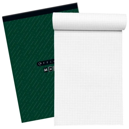 Blok biurowy w kratkę. A4 50k. 70g. - Interdruk