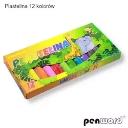 Plastelina 12 kolorów - Penword