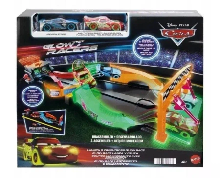 Cars. Nocny wyścig Tor świecący w ciemności HPD80 - Mattel