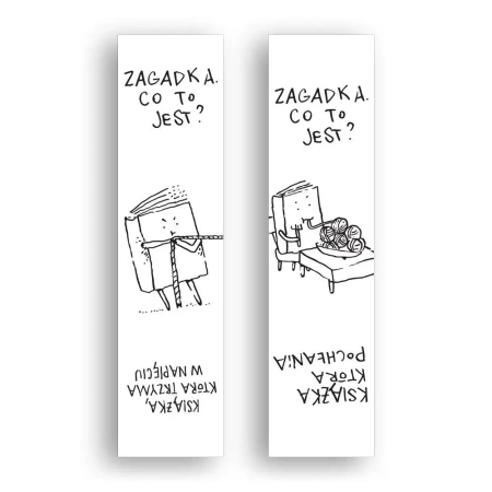 Zakładka kartonowa - Książka trzyma w napięciu - Molom