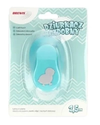 Dziurkacz ozdobny - Kurczaczek 2,5cm MIX - Brewis