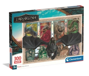Puzzle Super 300 How To Train Your Dragon - Clementoni