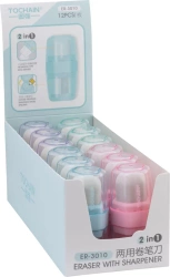 Display Gumko temperówka pojedyncza graniastosłup 12 szt. - TOCHAIN