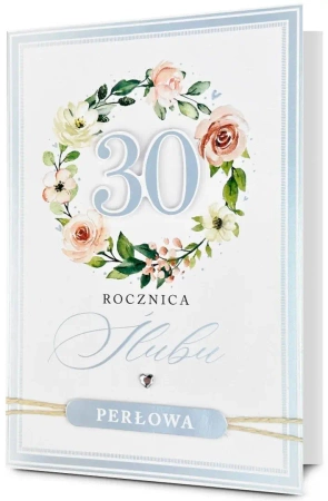 Karnet Rocznica ślubu 30 - Pan Dragon