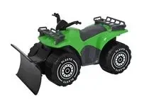 Quad z pługiem w pudełku 30 cm, zielony PLASTO - Tactic