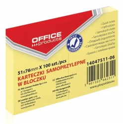 Karteczki samoprzylepne Office Products 100 kartek