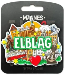Magnes I love Poland Elbląg ILP-MAG-C-EL-06 - Pan Dragon