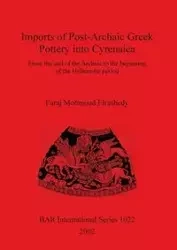 Imports of Post-Archaic Greek Pottery into Cyrenaica - Mohmoud Elrashedy Faraj