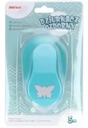 Dziurkacz ozdobny - Motyl 5cm MIX - Brewis