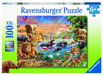 Puzzle 100 Studnia w dżungli XXL - Ravensburger