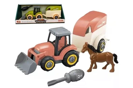 Mini farma traktor z przyczepą do skręcania - Artyk
