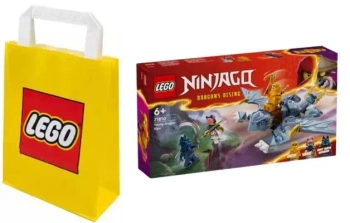 LEGO NINJAGO 71810 DRAGHETTO RIYU + LEGO TORBA PAPIEROWA MAŁA 6315786