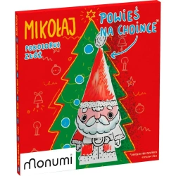 Zawieszka Cubehead Christmas Mini. Mikołaj - Monumi