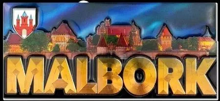 Magnes I love Poland Malbork ILP-MAG-C-MAL-07 - Pan Dragon
