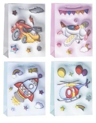 Torebka ozdobna 18x24x8cm dziecięce mix ROZETTE