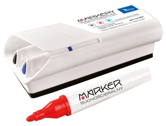 Markery suchościeralne (3szt) i ścierak magnetyczny - Tetis