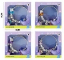 Bransoletka + charmsy 4 rodz 9x9cm - Madej