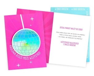 Karnet B6 Uniwersalny kula disco - Kukartka