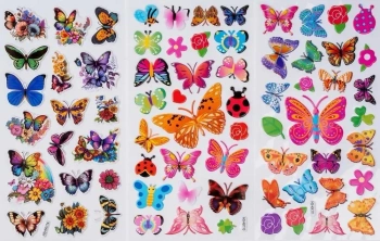 Naklejki plastikowe (6szt) - Fandy