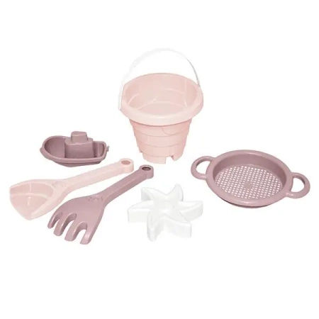 Różana Wata Cukrowa Zamek zestaw do piasku 6el - WADER