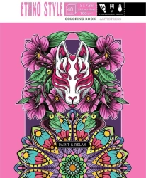 Kolorowanka antystresowa 124x197 20 Ethno style - Fresh