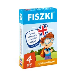 Fiszki. Język angielski. 4 Gry - Kinga Perczyńska