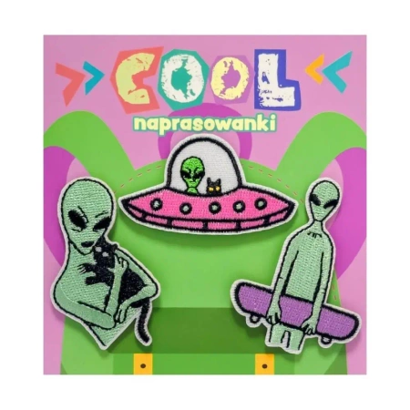Naszywki/ naprasowanki na plecak cool. Ufo - MCD