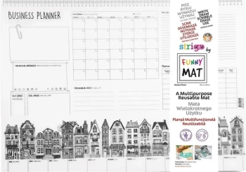 Mata transparentna Business Planer Funny Mat - Strigo