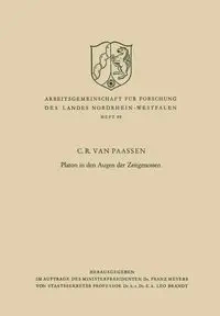 Platon in den Augen der Zeitgenossen - van Paassen C. R.