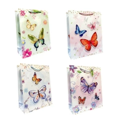 Torebka prezentowa uniwersalna S Motyle mix - Ju-Piter