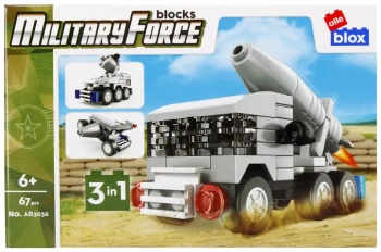 Klocki konstrukcyjne Alleblox Milit 67el 20x15x5 Pud1