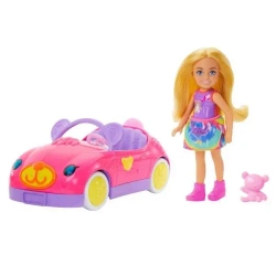 Barbie Chelsea i misiowy pojazd HXN05 - Mattel