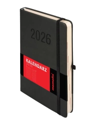 Kalendarz 2026 A5 Memofix DNS czarny - -