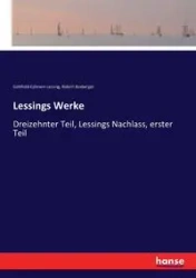 Lessings Werke - Lessing Gotthold Ephraim
