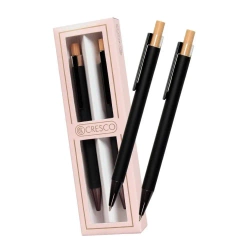 Długopis + ołówek Dyplomat czarny Gift Box - Cresco