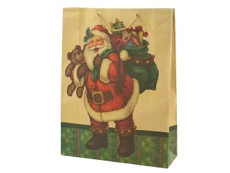 Torebka prezentowa z motywem świątecznym - ADAR