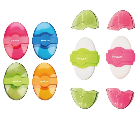 Gumka do mazania 2str Mix Fun Joy Kol pudełko A 24