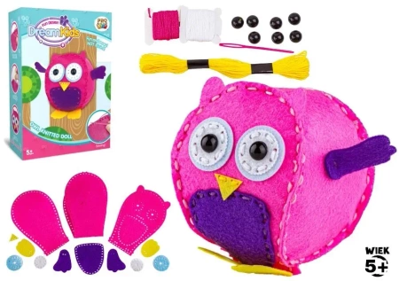 Zestaw kreatywny do szycia Sowa - Pro Kids
