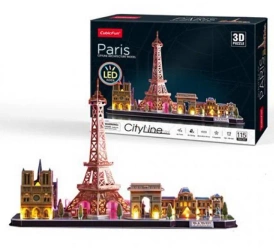 Puzzle 3D Paryż - Cubic Fun