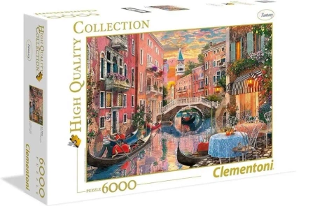 Puzzle 6000 HQ Venice Evening Sunset - Clementoni