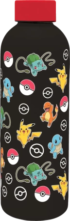 Butelka 800ml Pokemon 3D ze stali PK00043 - Kids Euroswan