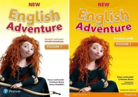 NEW ENGLISH ADVENTURE PL 1 PODRĘCZNIK + ĆWICZENIA - praca zbiorowa