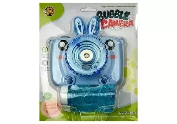 Aparat puszczający bańki niebieski - Leantoys